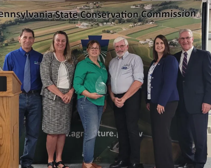 Barbara Pearce honored by Pa. Association of Conservation Districts