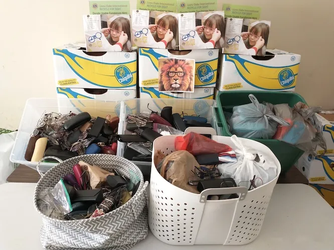 Heritage Lions Collect 10,000 Eyeglasses
