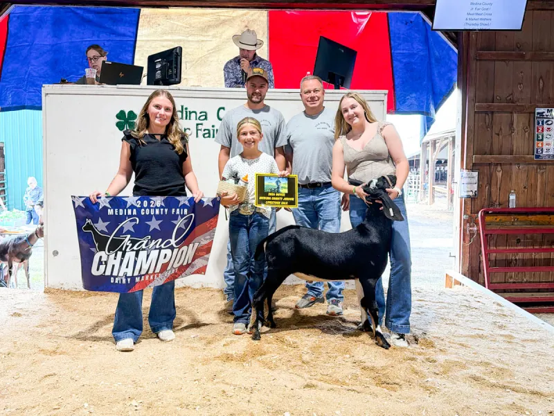 2026 Medina County Fair Livestock Sale results