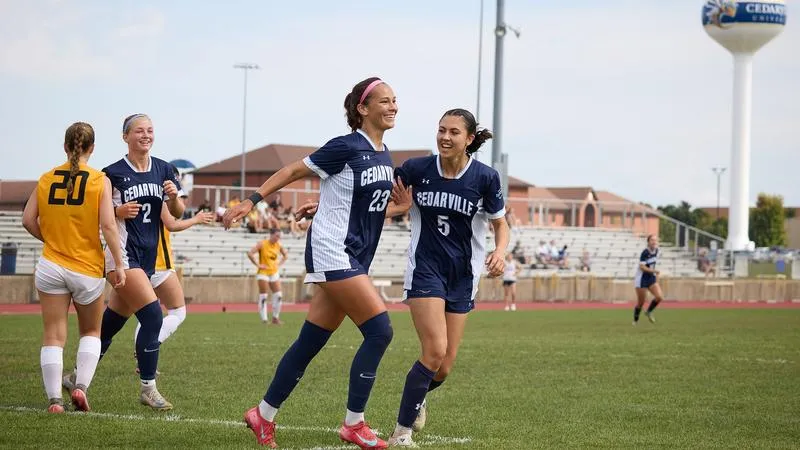 Johnson's brace leads Lady Jackets past Huskies