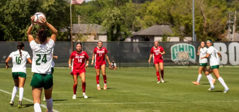 Ohio Soccer Falls to Indiana on Coach Rodgers Day