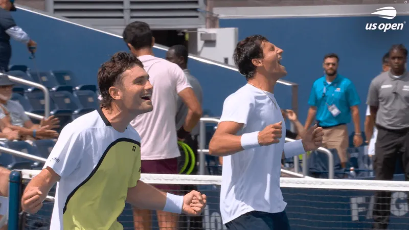 Ohio State tennis duo defeats Grand Slam champs after No. 8 seed upset in US Open debut