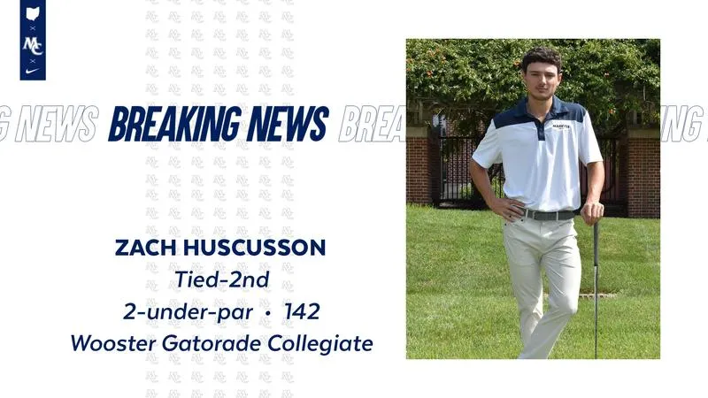 Men's Golf ties for fourth at the Wooster Gatorade Collegiate