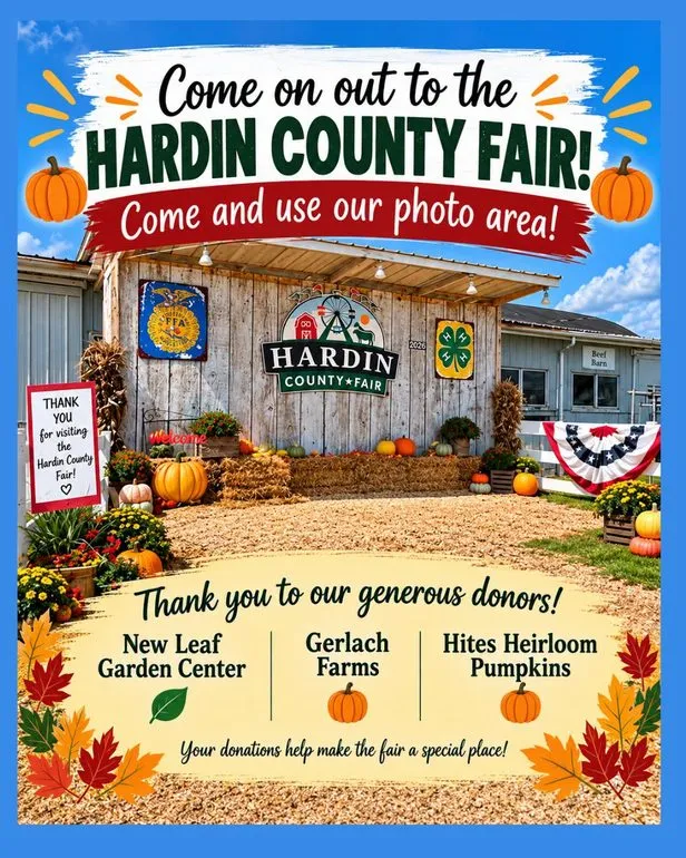 Hardin County Fair to Open Tuesday with New Photo Area