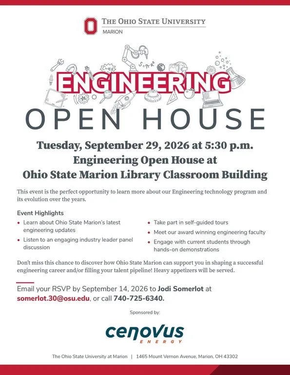 Ohio State Marion to Host Engineering Open House