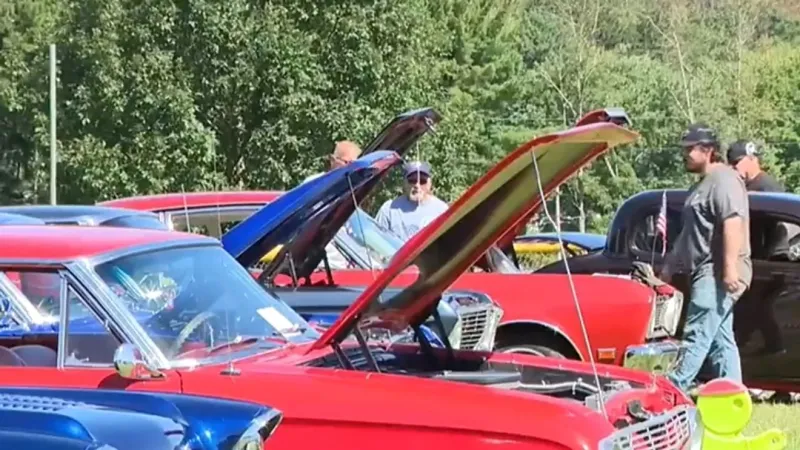 Wellsville gathers at Hammond Park for second Wheels in Wellsville Labor Day car show