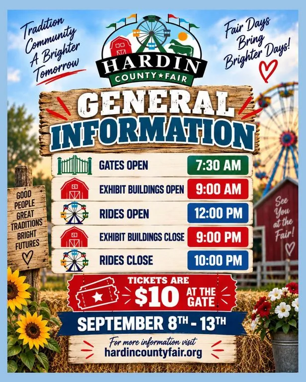 Fair Week Begins Today in Hardin County