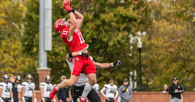 Grayson Kerscher '27 catches on in a big way for Denison football