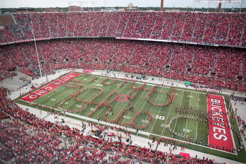 Ohio State Buckeye football seniors honored at season opener