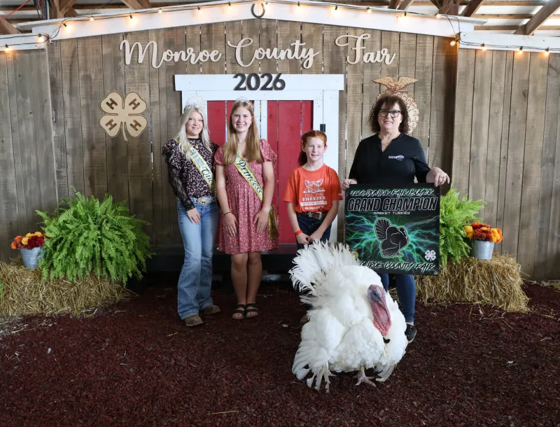 2026 Monroe County Junior Fair Livestock Sale results