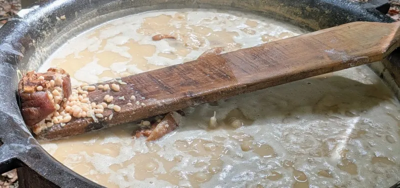 Bean dinners are a Civil War tradition. Southeast Ohio veterans are still chowing down