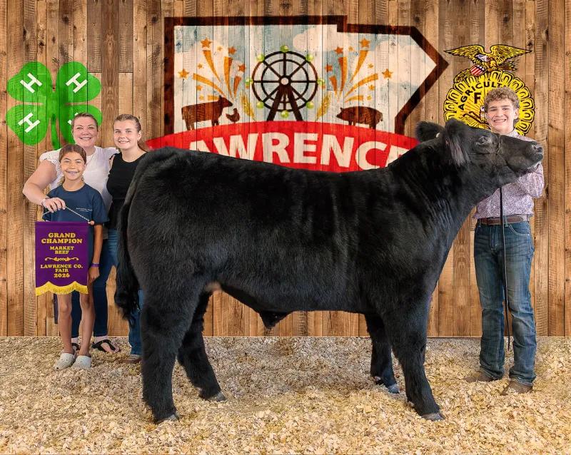 2026 Lawrence County 4-H and FFA Junior Livestock Sale results