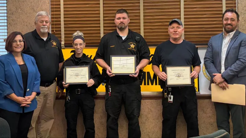 Trumbull Planning Commission Recognizes County Jail Staff