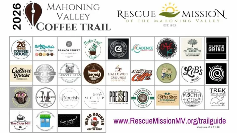 Mahoning Valley Coffee Trail to Benefit Rescue Mission
