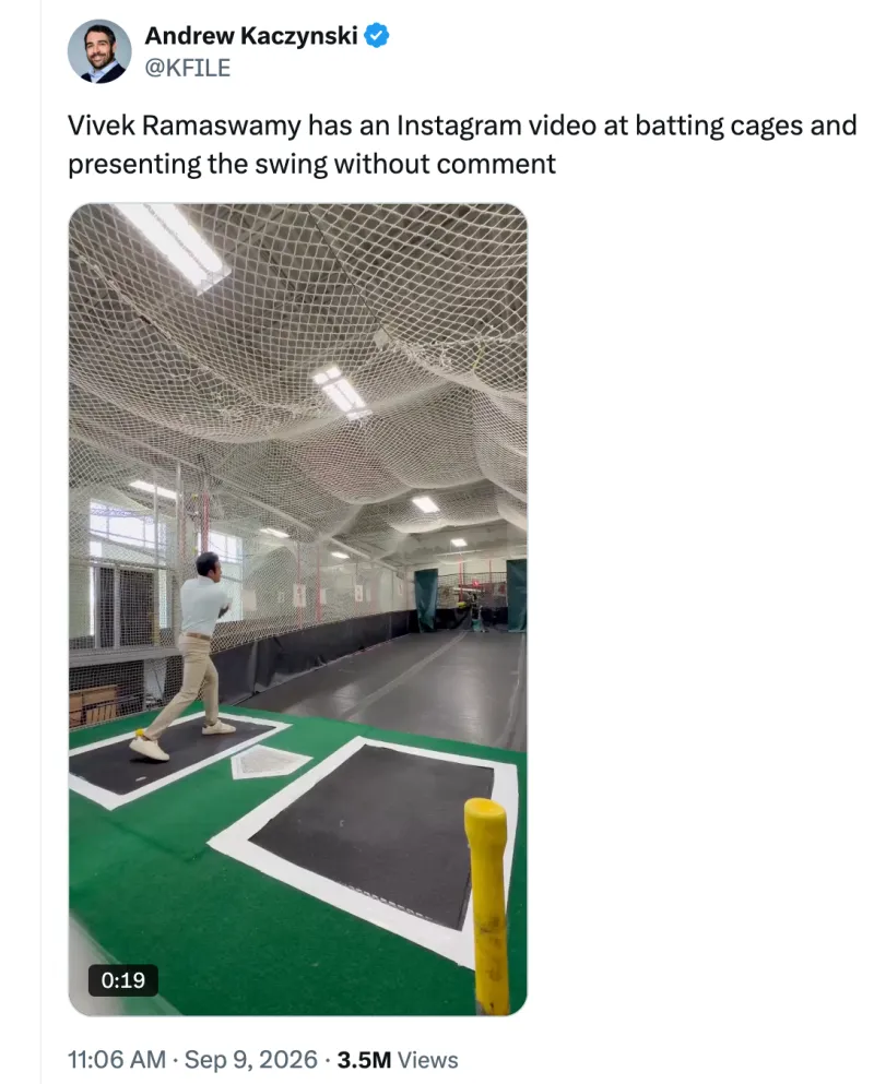 What Ohioans Are Reading: Vivek Ramaswamy's Batting Cage Bust