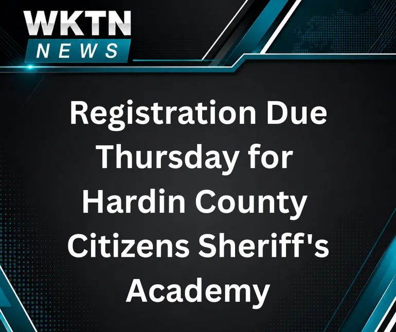 Registration Due Thursday for Hardin County Citizens Sheriff's Academy