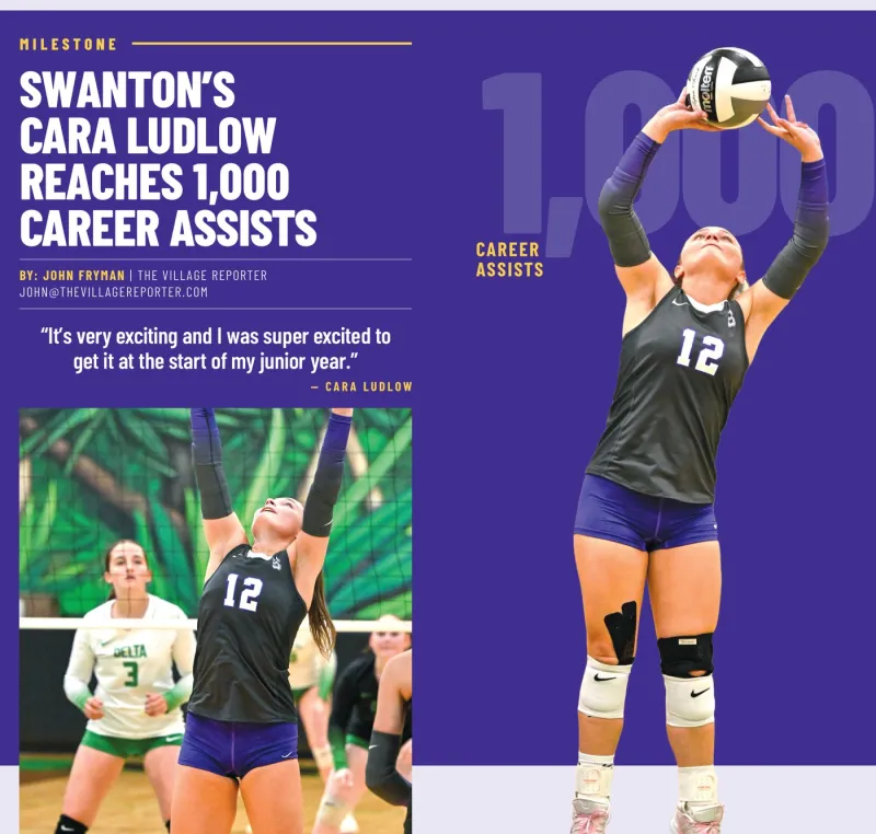 Swanton's Cara Ludlow Reaches 1,000 Career Assists