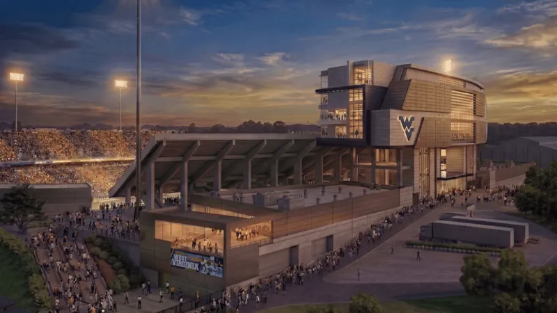 WVU launches website to track progress of West Tower Project at Milan Puskar Stadium