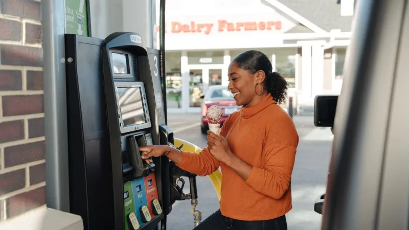United Dairy Farmers is slashing gas prices by 40 on Thursday