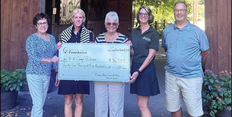 Local Foundations Award $36,500 To 4-H Camp Palmer For Zipline Upgrade