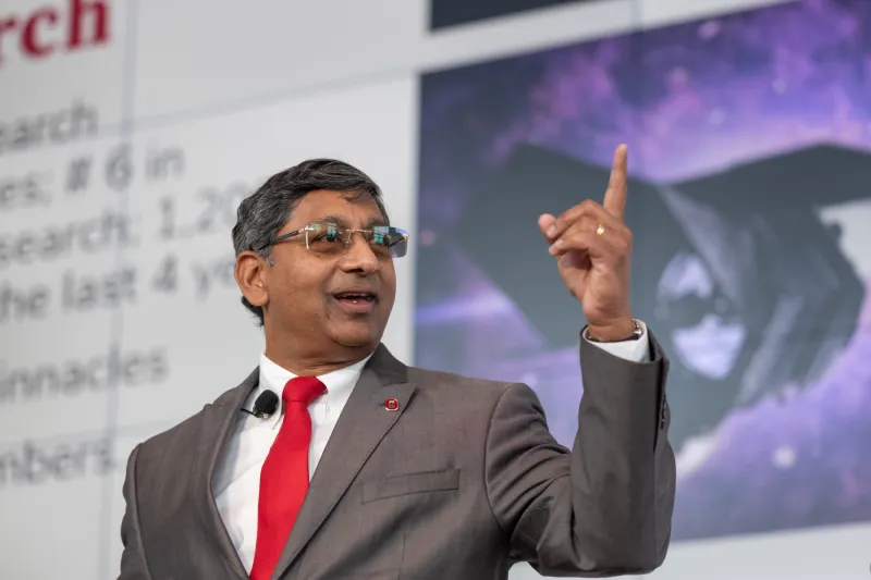 Ohio State president calls for a commitment to excellence