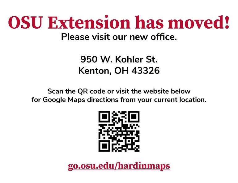 OSU Extension-Hardin County Announces New Kenton Office Location