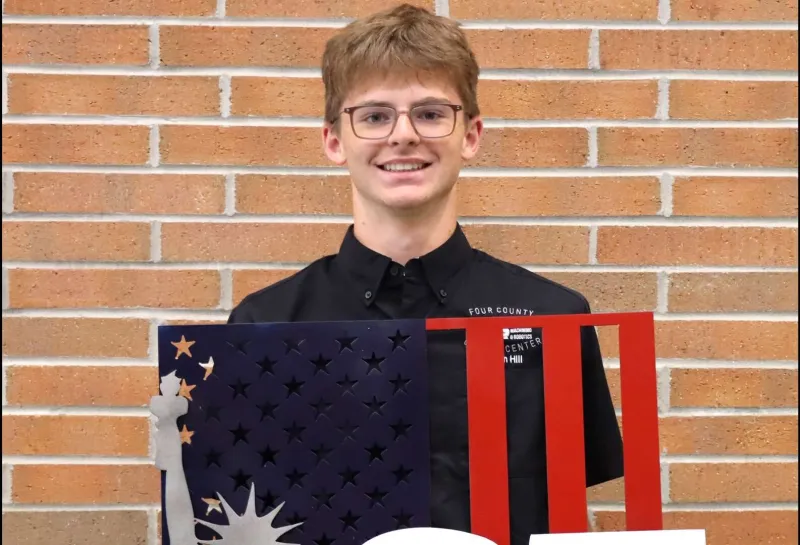 Four County Career Center Student Creates 9/11 Memorial For 25th Anniversary