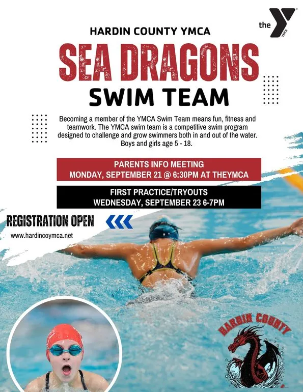 Hardin County YMCA Sea Dragons to Hold Parent Information Meeting Tonight