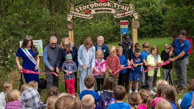 Ohio adds 23rd Storybook Trail as DeWines celebrate childhood literacy