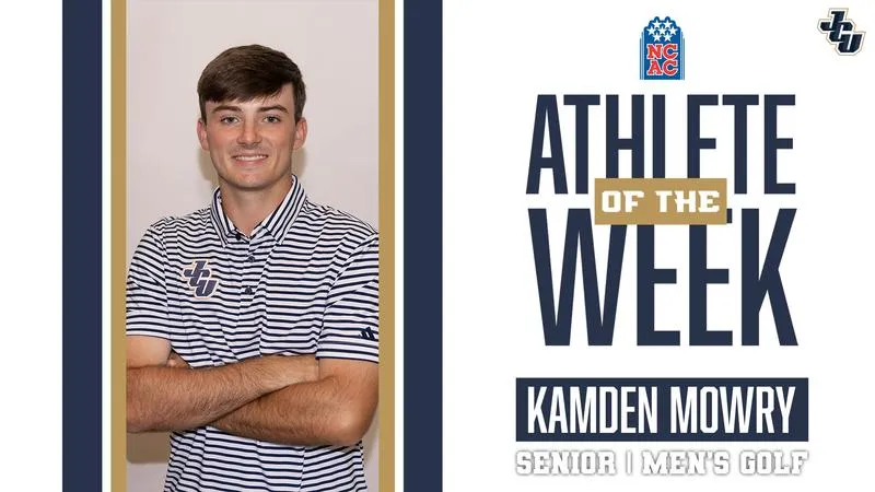 Kamden Mowry Garners NCAC Athlete of the Week Honor for Men's Golf
