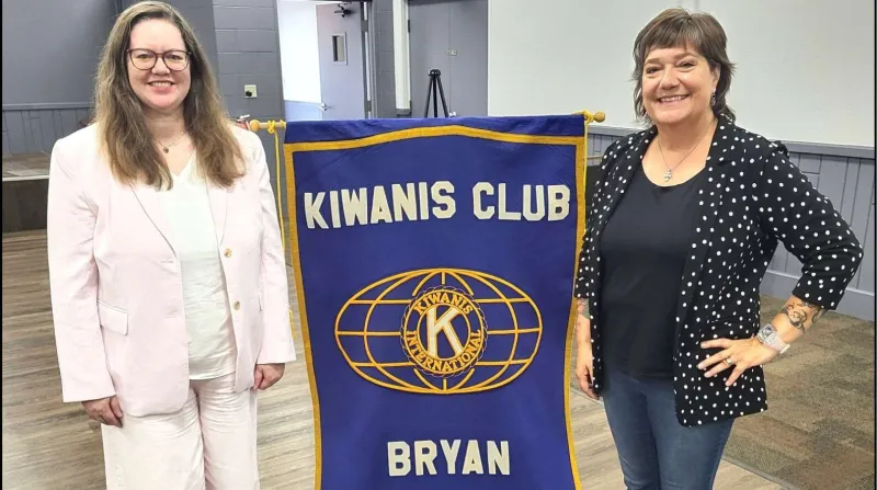 Trinity Lutheran's Pastor Gretchen Mertes Speaks To Bryan Kiwanis