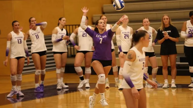 Volleyball: Kenyon sweeps Capital in three sets