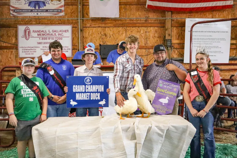 2026 Belmont County Junior Fair Sale results
