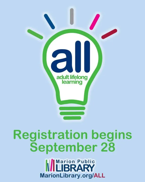 Marion Public Library fall learning programs begin registration September 28