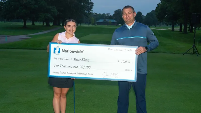 Nationwide honors Ohio teen cancer survivor with $10K scholarship at annual golf event