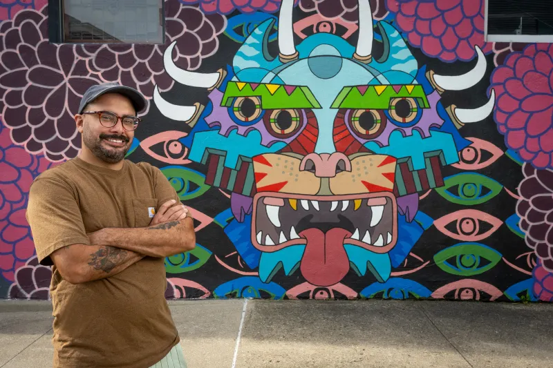 Artist Adam Hernandez sparks conversations, celebrates culture and brings communities together through his work