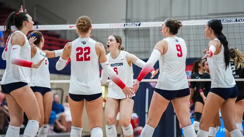 Volleyball Hosts Davidson For A10 Opener