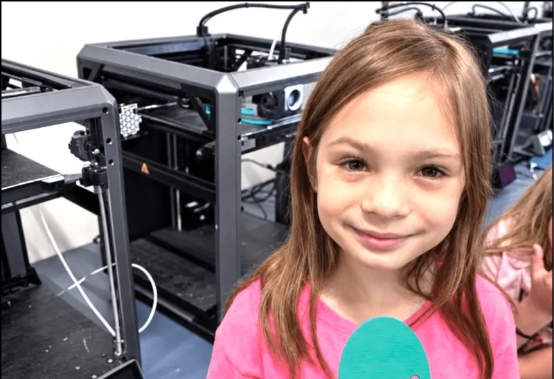 Stryker First Graders 3D Print Their Own Shoe-Tying Tools In Panther Tech