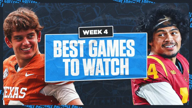 2026 College Football Week 4: Best Games To Watch This Weekend