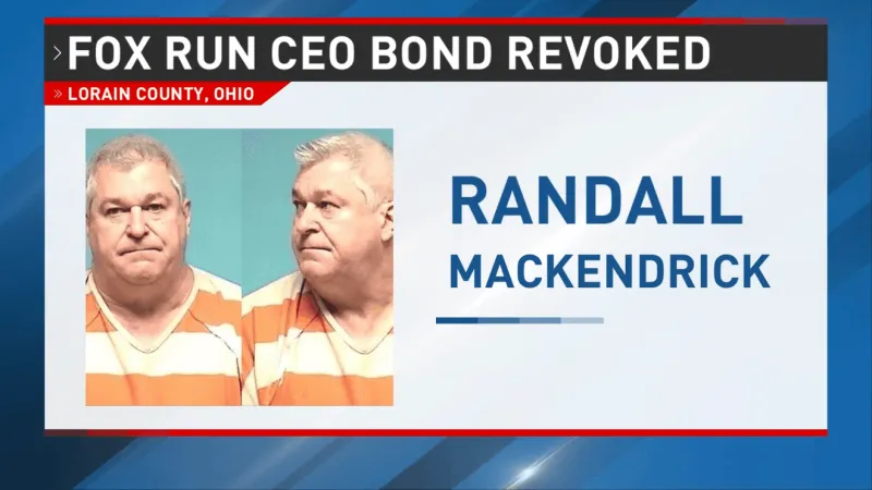 Fox Run CEO Mackendrick's bond revoked after alleged contact with 17-year-old