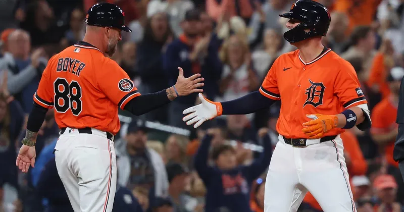 Torkelson narrowly misses cycle as Tigers hang on to beat Pirates, 8-7