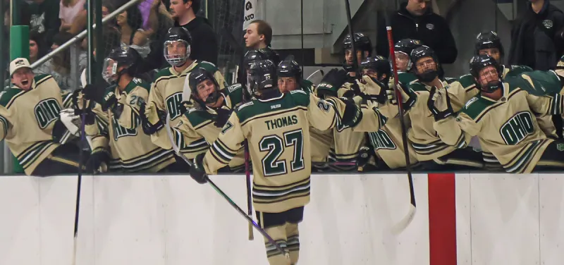 Ohio Hockey starts season off strong with a convincing win over Syracuse