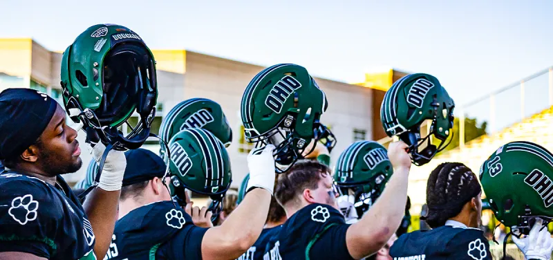 Ohio Football wins final non-conference game against Stonehill