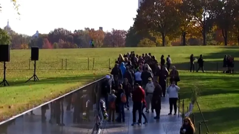 Replica Vietnam Veterans Memorial wall opens for free four-day visit in Highlands