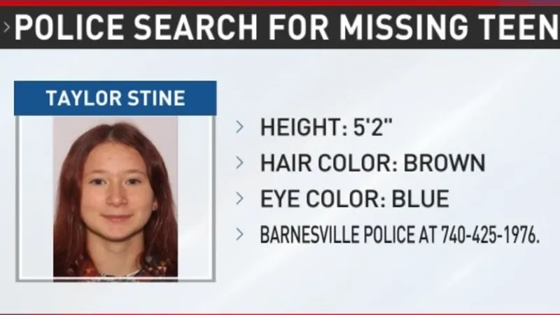 Officials search for missing 17-year-old Barnesville teen Taylor Stine