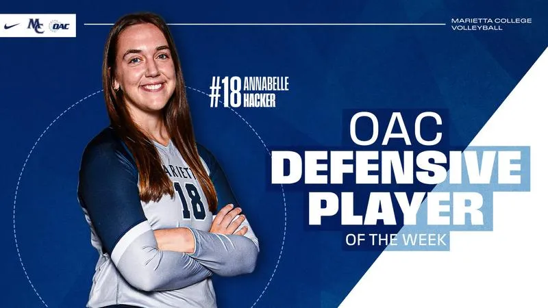 Hacker named OAC Defensive Player of the Week