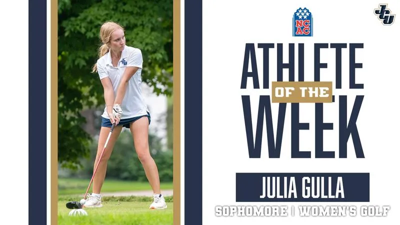 Julia Gulla Reigns as NCAC Athlete of the Week for Women's Golf