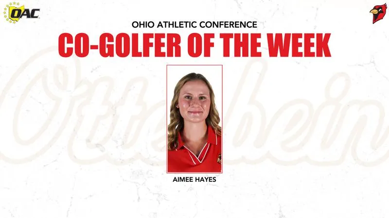 Aimee Hayes named OAC Co-Golfer of the Week