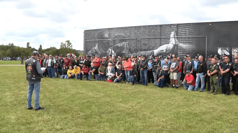 Wall That Heals arrives at Belmont County Fairgrounds, giving Vietnam vets a welcome