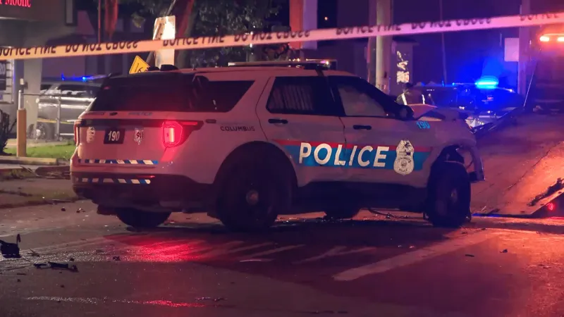 Officer hospitalized after cruiser hit in Franklinton during traffic stop pursuit